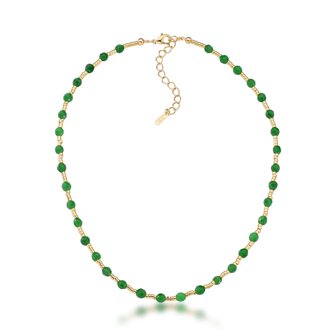 Colar Karina Curto com Banho de Ouro 18k