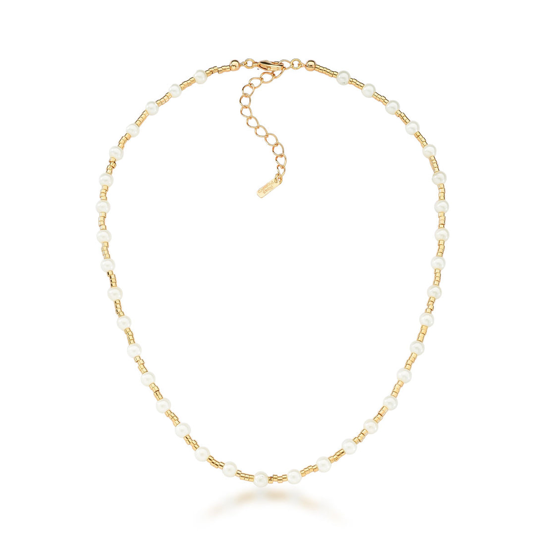 Colar Karina Curto com Banho de Ouro 18k