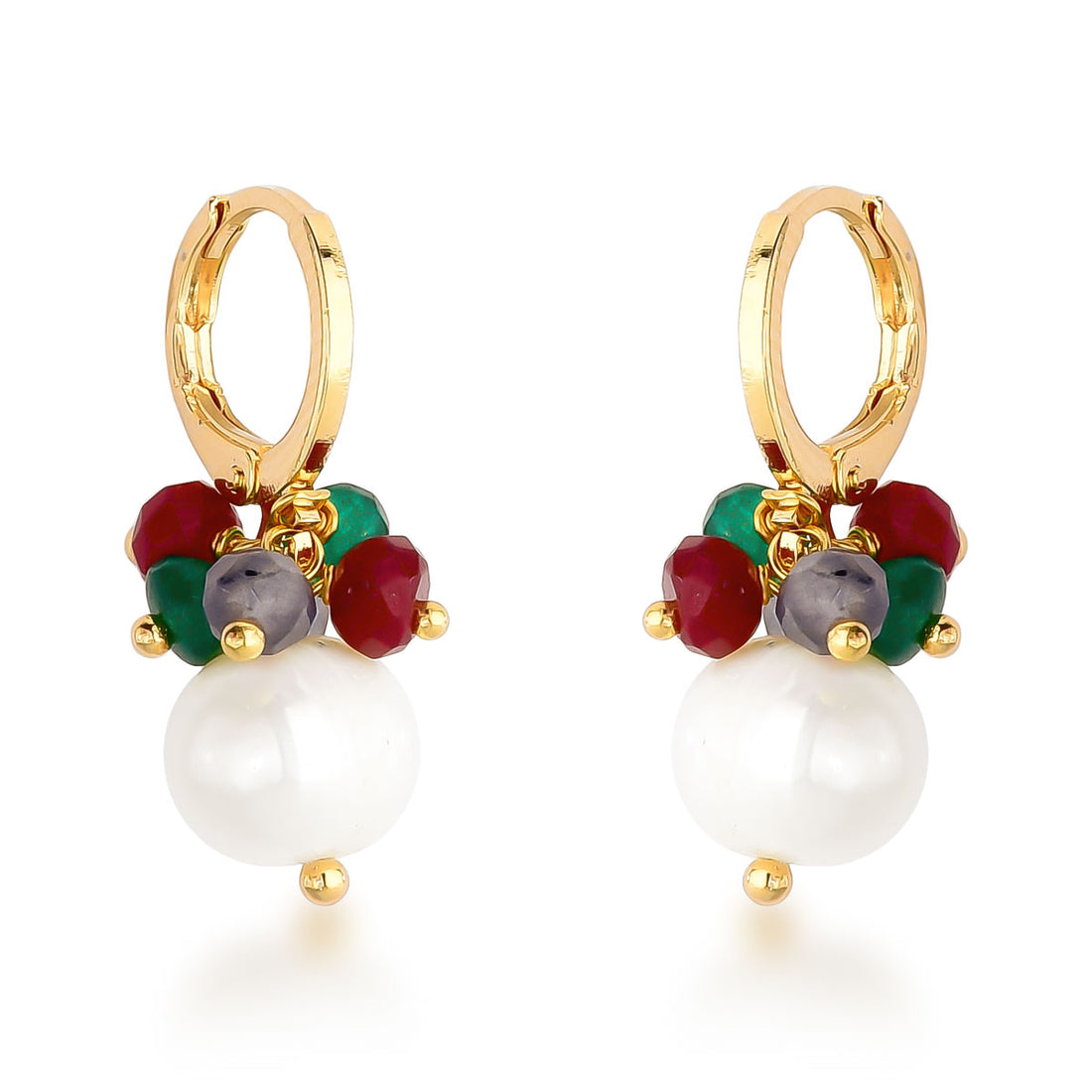 Brinco Fiona de Argola Delicada com Banho de Ouro 18k