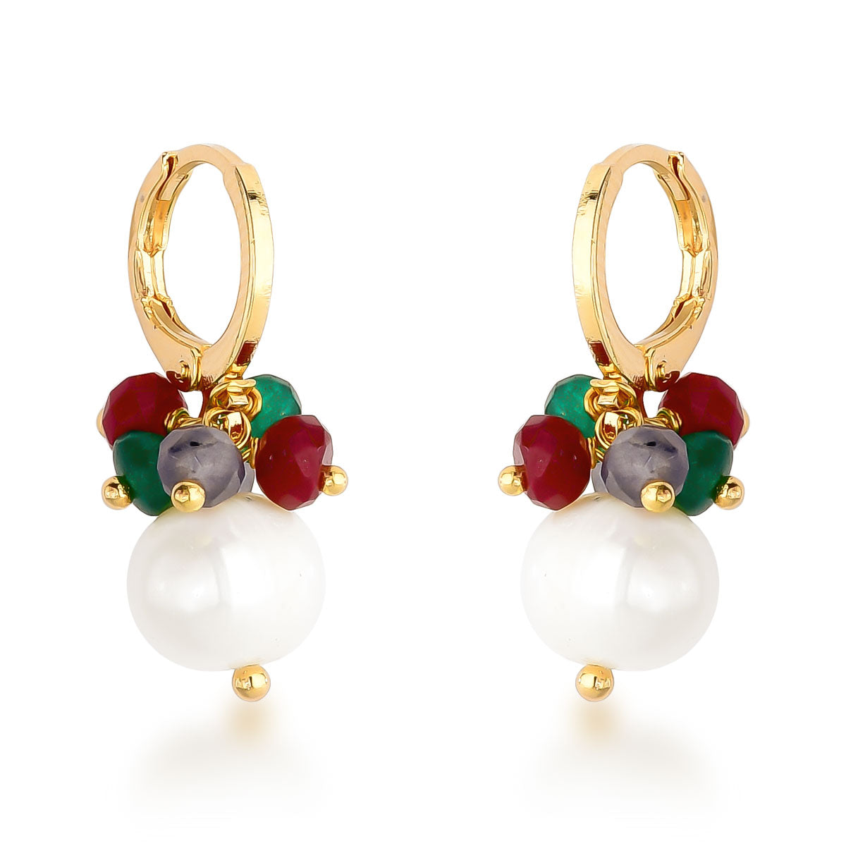 Brinco Fiona de Argola Delicada com Banho de Ouro 18k