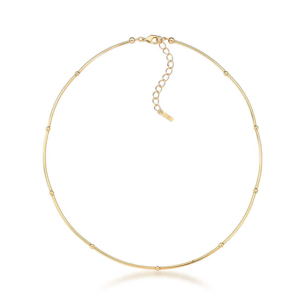 Colar Inês de Aro Clássico Banho de Ouro 18k