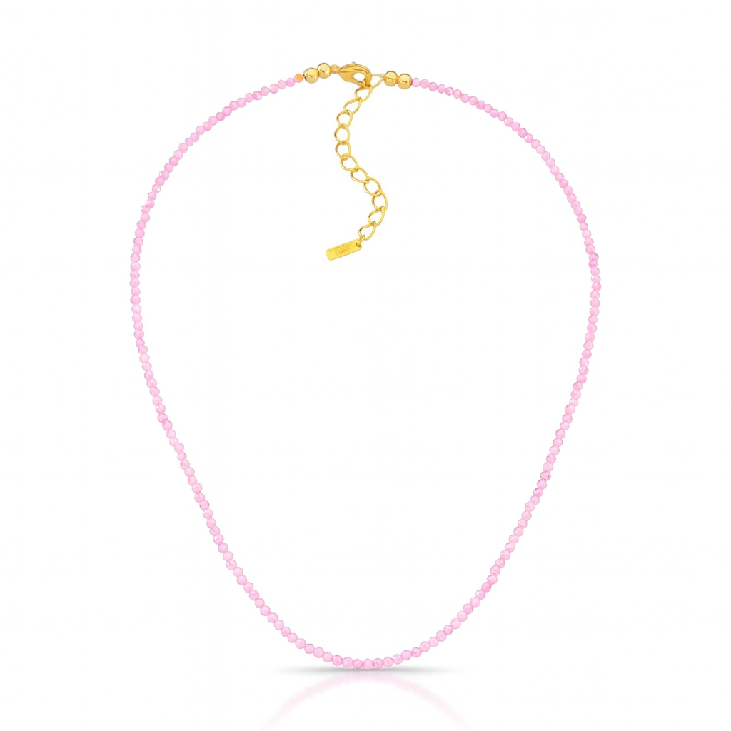 Colar Lara Gargantilha de Zircônia Colorida Banho de Ouro 18k
