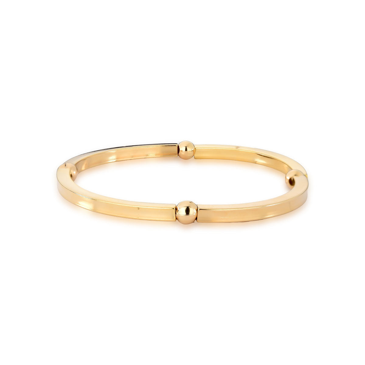 Pulseira Inês Dourada Versátil Banho de Ouro 18k