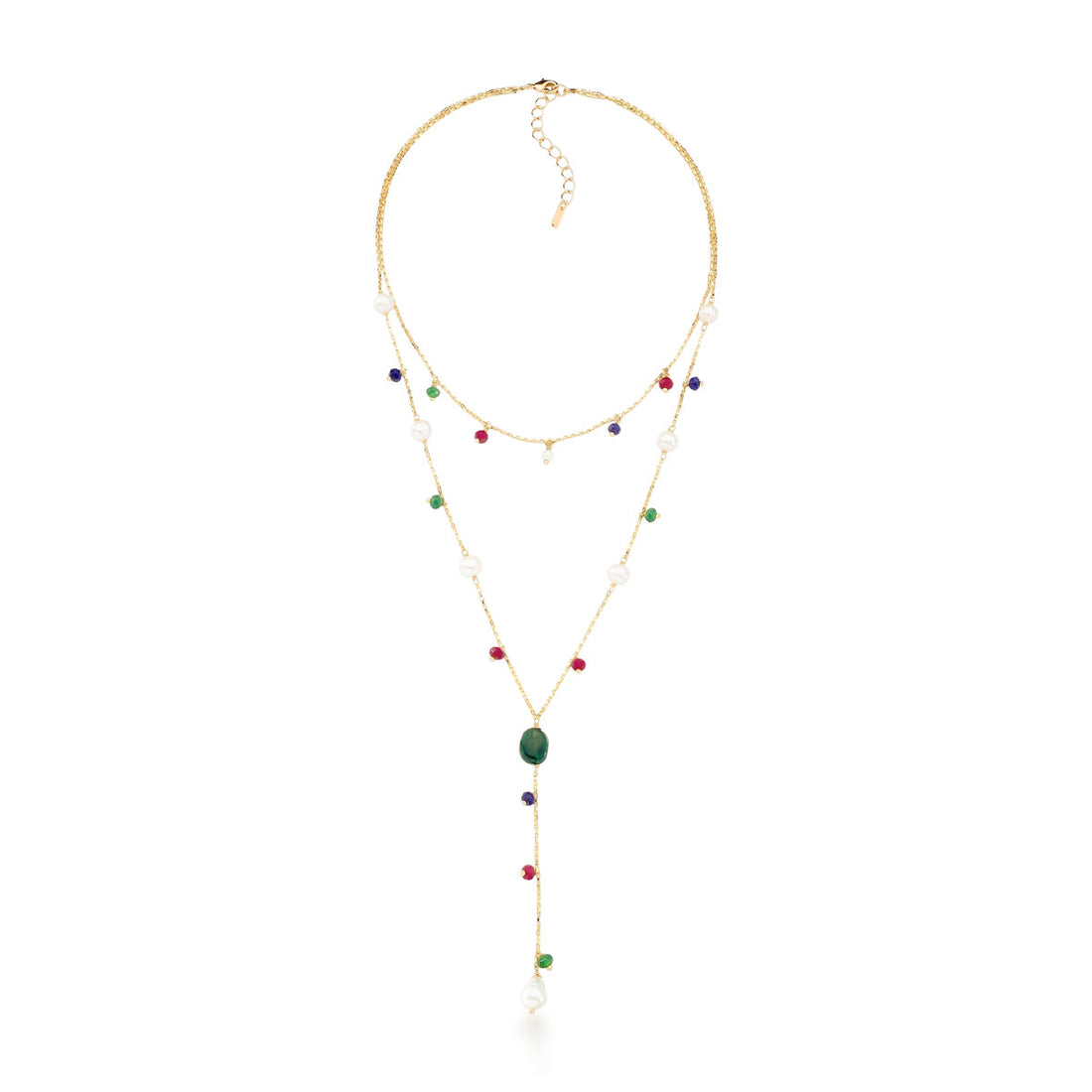 Colar Fiona Gravatinha Clássico Banho de Ouro 18k