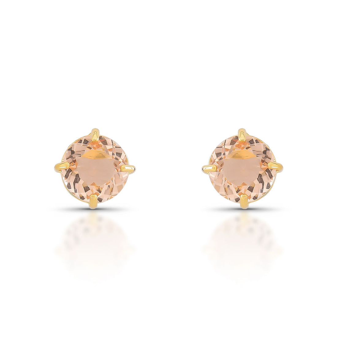 Brinco Mila Delicado com Cristal Lapidado Banho de Ouro 18k