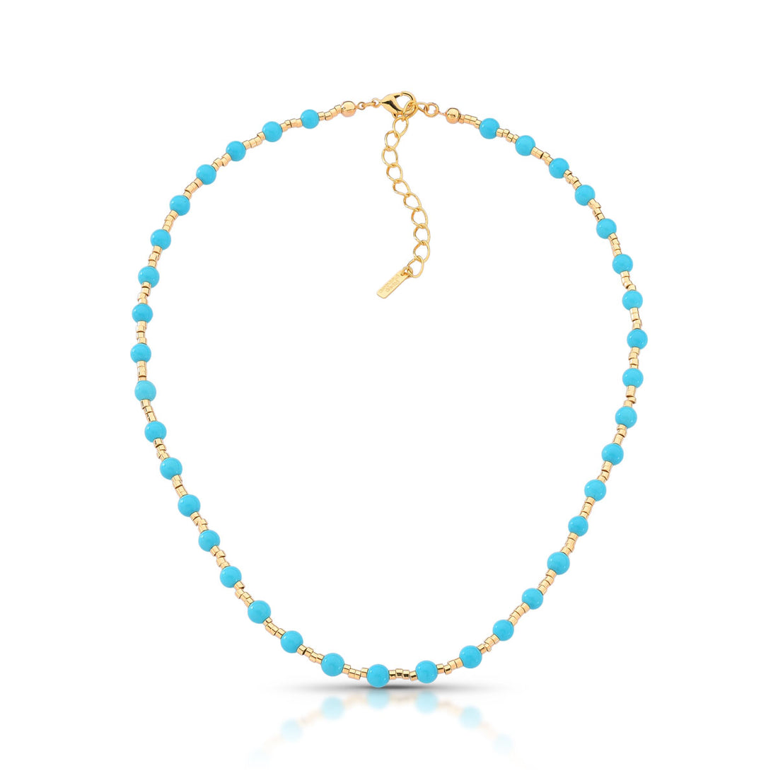 Colar Karina Curto com Banho de Ouro 18k