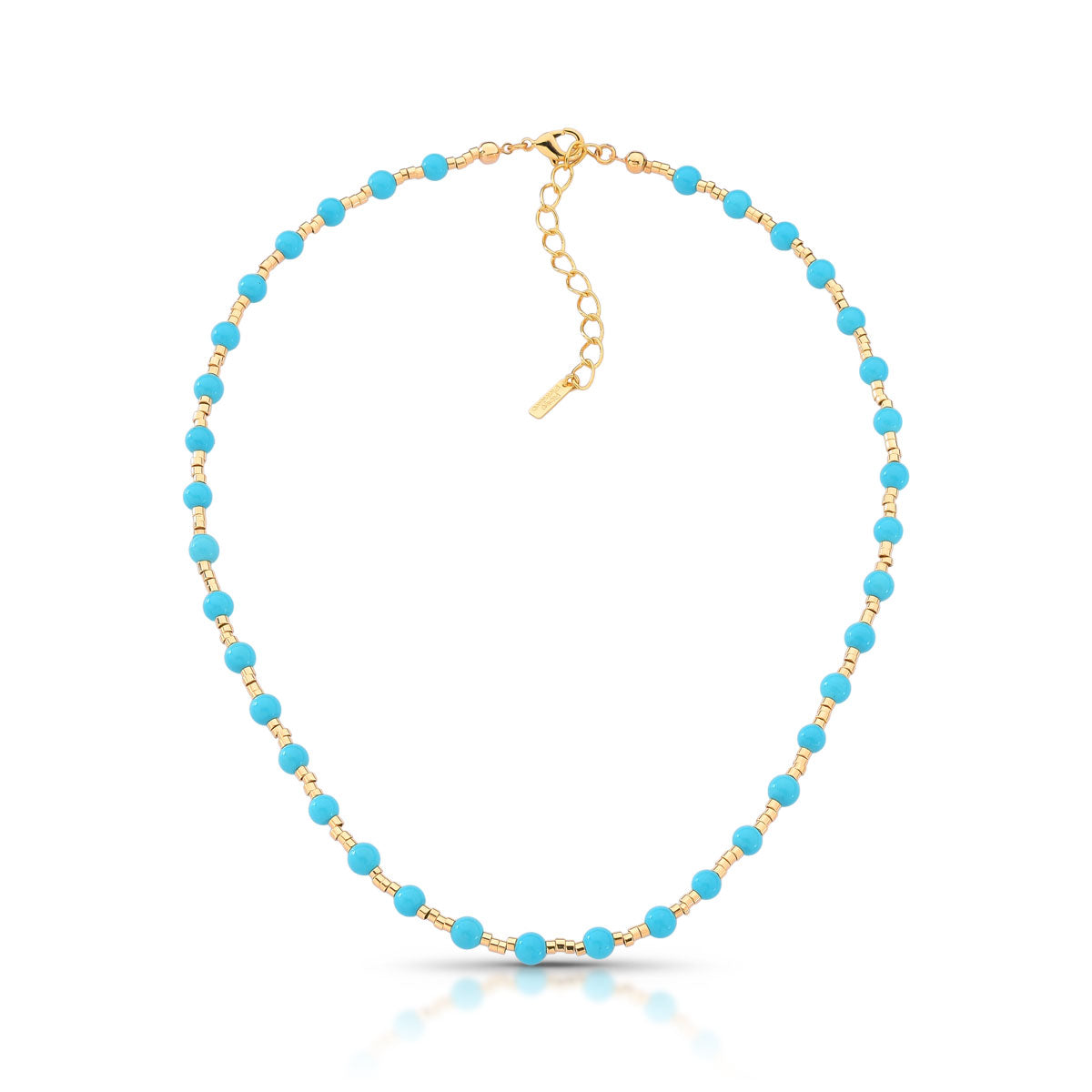 Colar Karina Curto com Banho de Ouro 18k