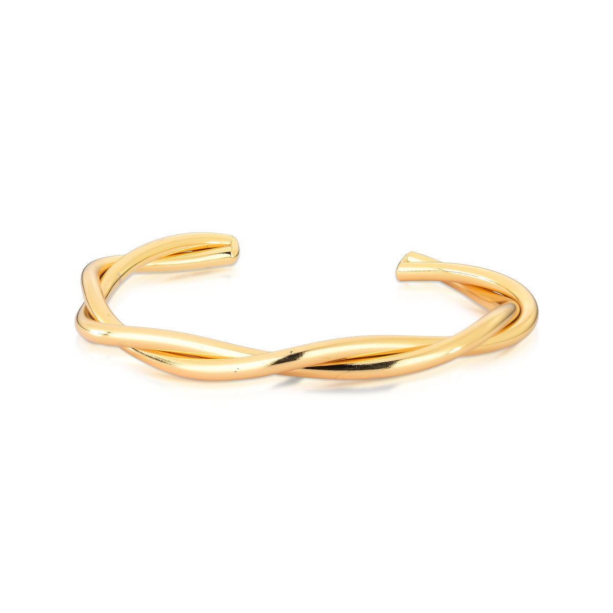 Pulseira Nara Rígida Minimalista Banho de Ouro 18k