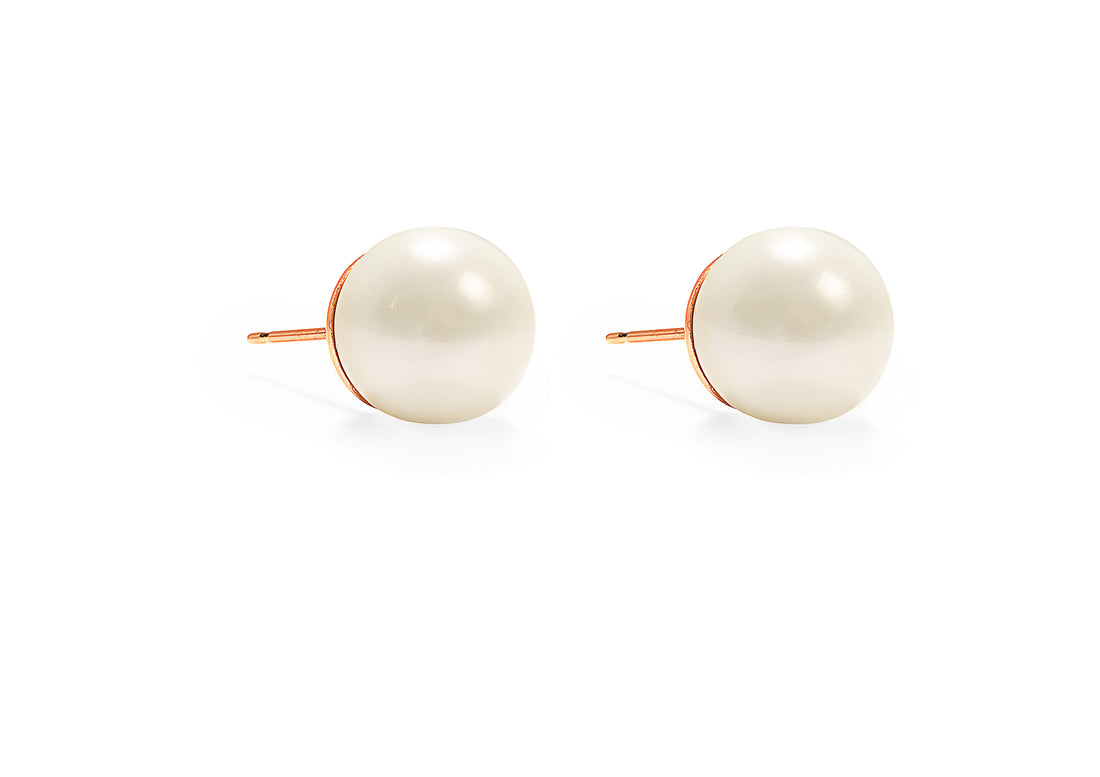 Conjunto Esme Colar, Pulseira e Brinco Aria de Pérola Shell Banho de Ouro 18k