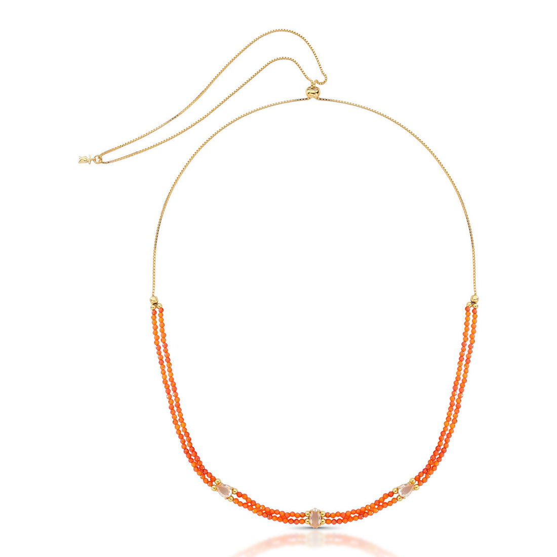 Colar Ina Choker Cravação de Zircônias Banho de Ouro 18k