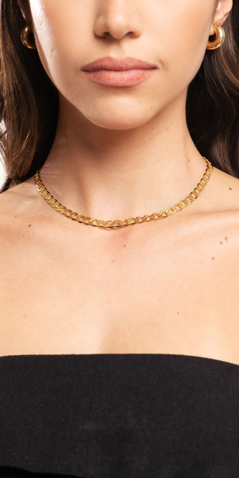 Colar Adel de Elos Groumet Atemporal Banho de Ouro 18k