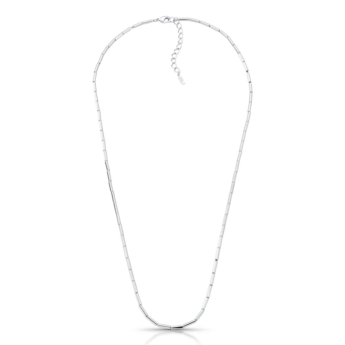 Colar Salete de Canutilhos Longo Banho de Ouro 18k