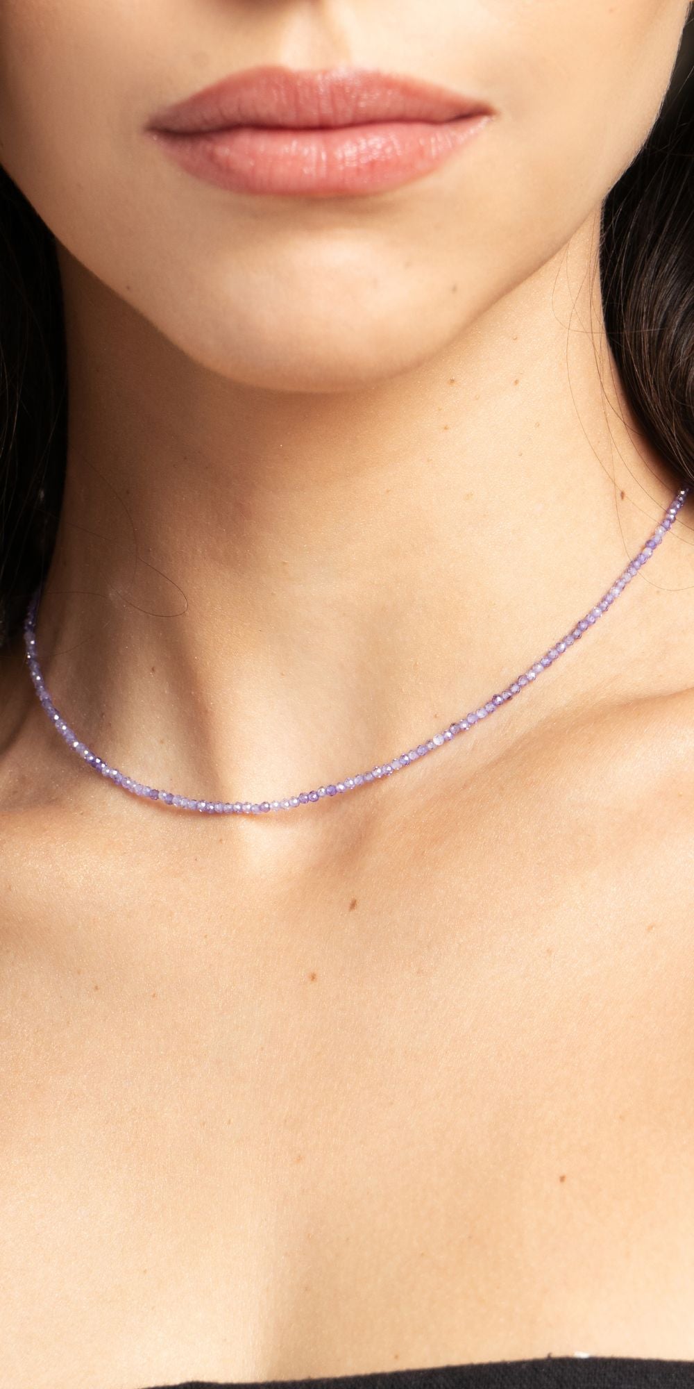 Colar Lara Gargantilha de Zircônia Colorida Banho de Ouro 18k